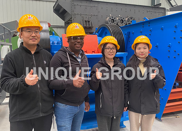 africa customer visit us for looking for 100tph stone crusher plant