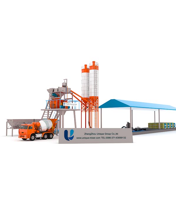 Skip Hopper Concrete Batching Plant