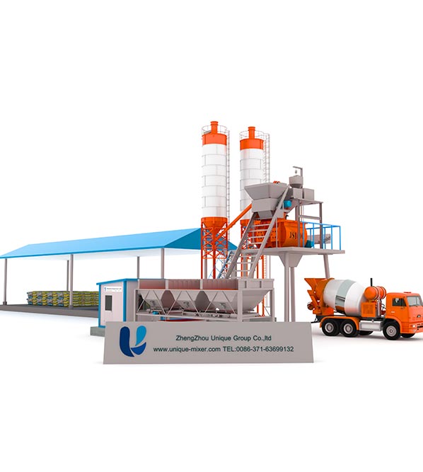 Skip Hopper Concrete Batching Plant