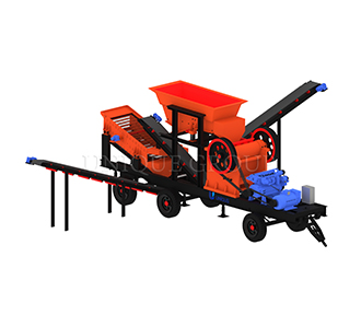 25-30tph Mobile Diesel Jaw Crusher Plant
