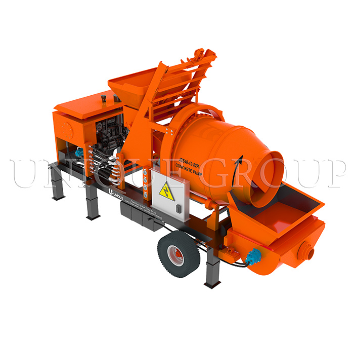 Diesel Concrete Mixer With Pump