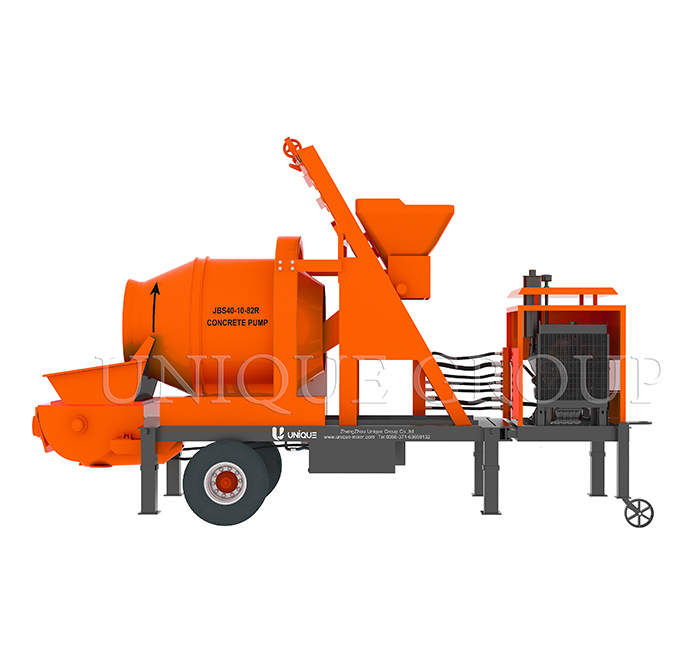 Diesel Concrete Mixer With Pump