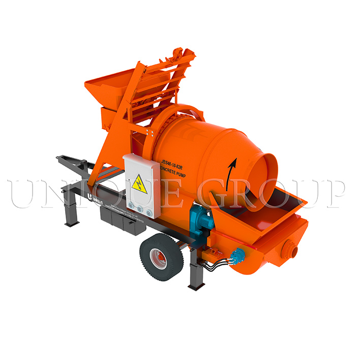 JBT Electric Concrete Mixer With Pump