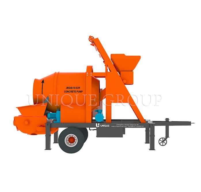 JBT Electric Concrete Mixer With Pump