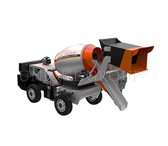 Self Loading Concrete Mixer Truck