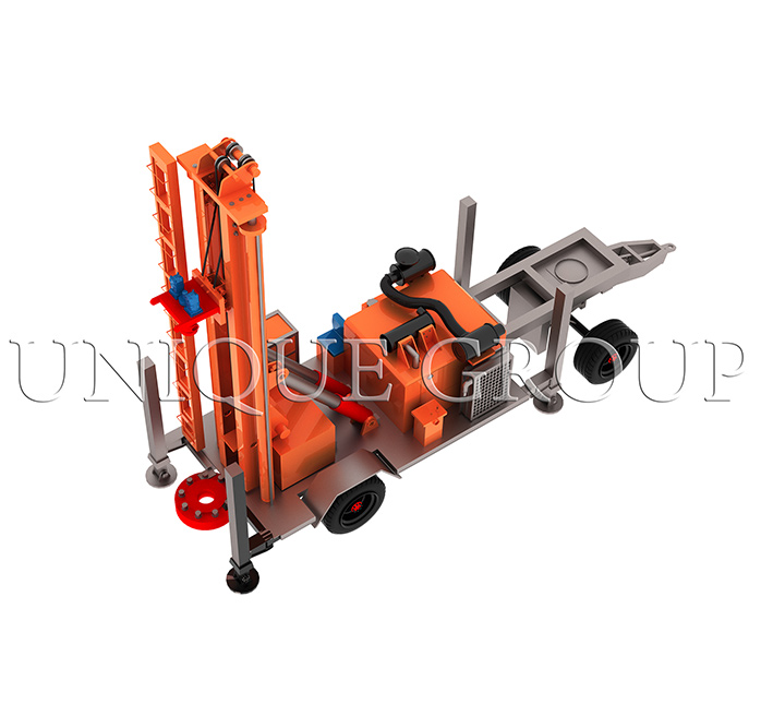 Wheel Water Drilling Machine