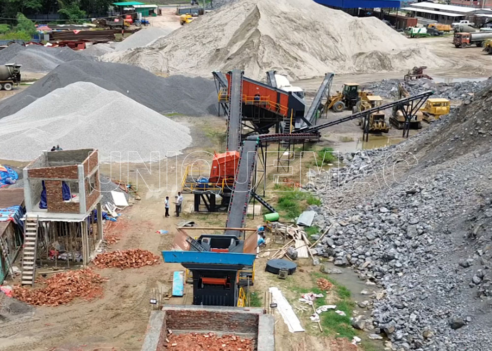 100-150tph stone crusher plant
