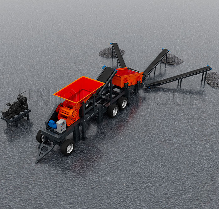 30tph Mobile Diesel Jaw Crusher Plant