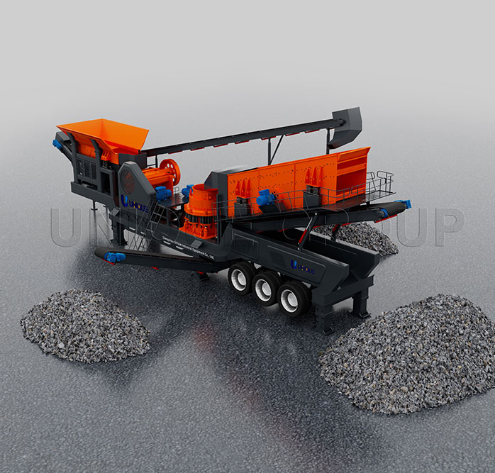 100tph Mobile Crusher Plant