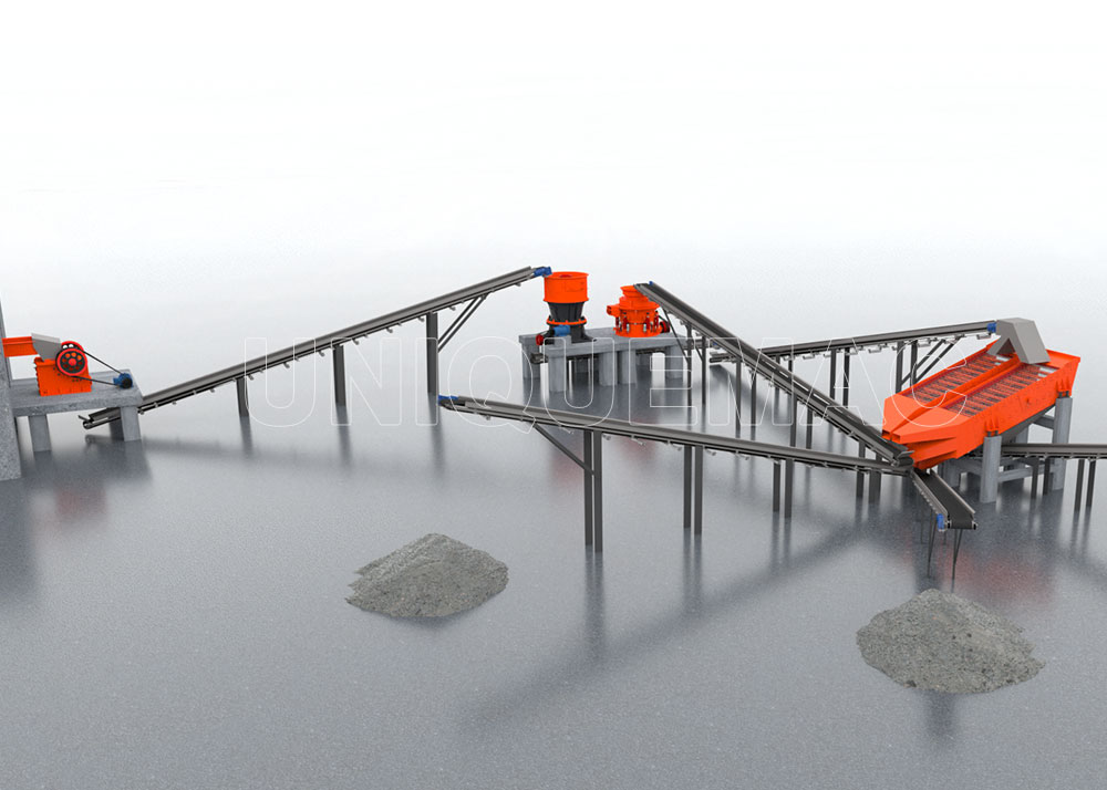 250-350tph stone crusher plant
