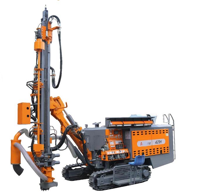 Integrated DTH surface Drill Rig