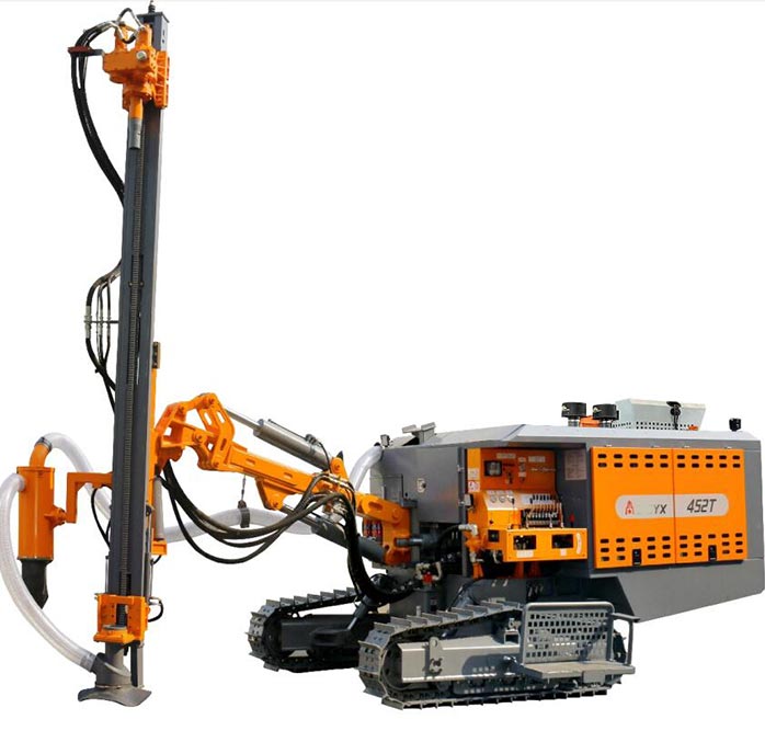 Integrated DTH surface Drill Rig